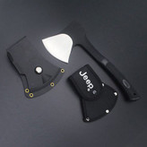 تبر کمپینگ جیپ مدل Jeep F-3000 با تیغه فولادی و دسته ضدلغزش مناسب برش چوب و بقا در طبیعت