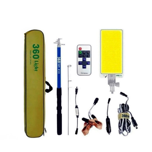 چراغ لنسری فیش لایت مدل 360 با نور 360 درجه و بدنه ضدآب، مناسب ماهیگیری در شب