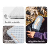 زیرانداز کیسه خواب دو نفره نیچرهایک مدل CNK2450WS012 مناسب سفر و کمپینگ با عایق رطوبت و گرما