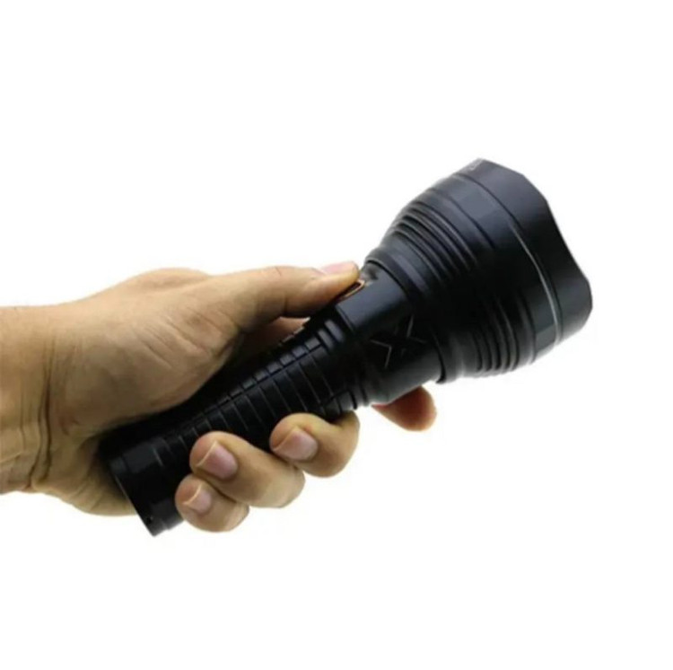 چراغ قوه اسمال سان مدل T208 شارژی فلزی با نور قوی و زوم دستی