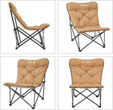 صندلی تاشو کینگ کمپ مدل KC2224 با طراحی ارگونومیک و پایههای مقاوم