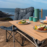 صندلی تاشو کینگ کمپ مدل KC2224 با طراحی ارگونومیک و پایههای مقاوم