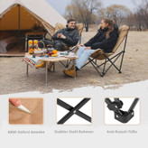 صندلی تاشو کینگ کمپ مدل KC2224 با طراحی ارگونومیک و پایههای مقاوم