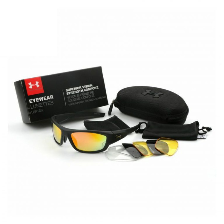 عینک ورزشی چهار لنز اندر آرمور با فریم مقاوم و طراحی حرفهای