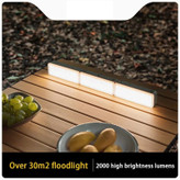 چراغ شارژی نیچرهایک مدل CNK2450ZM011 با طراحی سبک، شارژ Type-C، نور چندحالته و مناسب کمپینگ