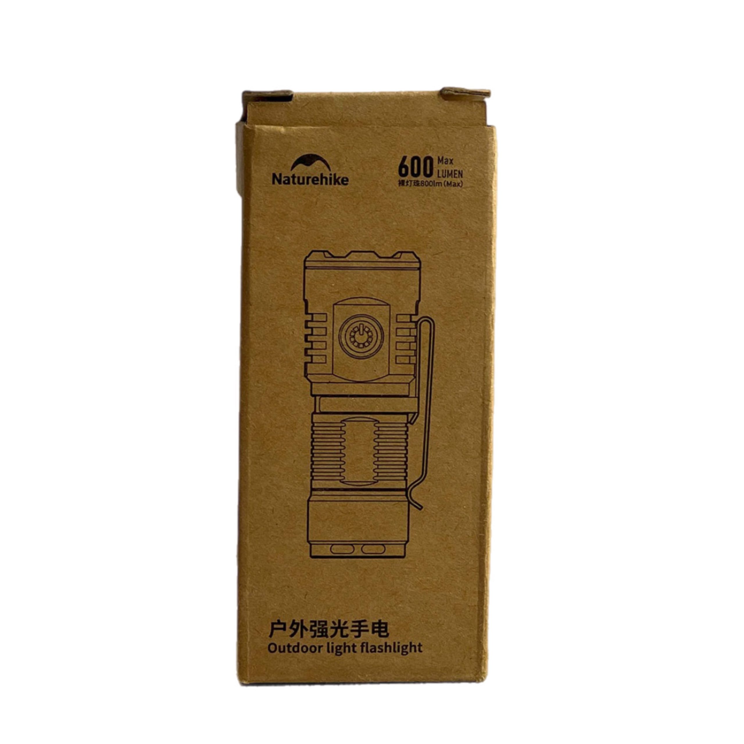 چراغ قوه 600 لومن نیچرهایک CNK2300011 شارژی و سبک برای کمپینگ و سفر