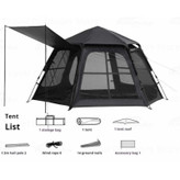 چادر ششضلعی اتوماتیک بلک داگ مدل CBD2450WS040 ضدآب و مقاوم