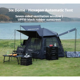 چادر ششضلعی اتوماتیک بلک داگ مدل CBD2450WS040 ضدآب و مقاوم