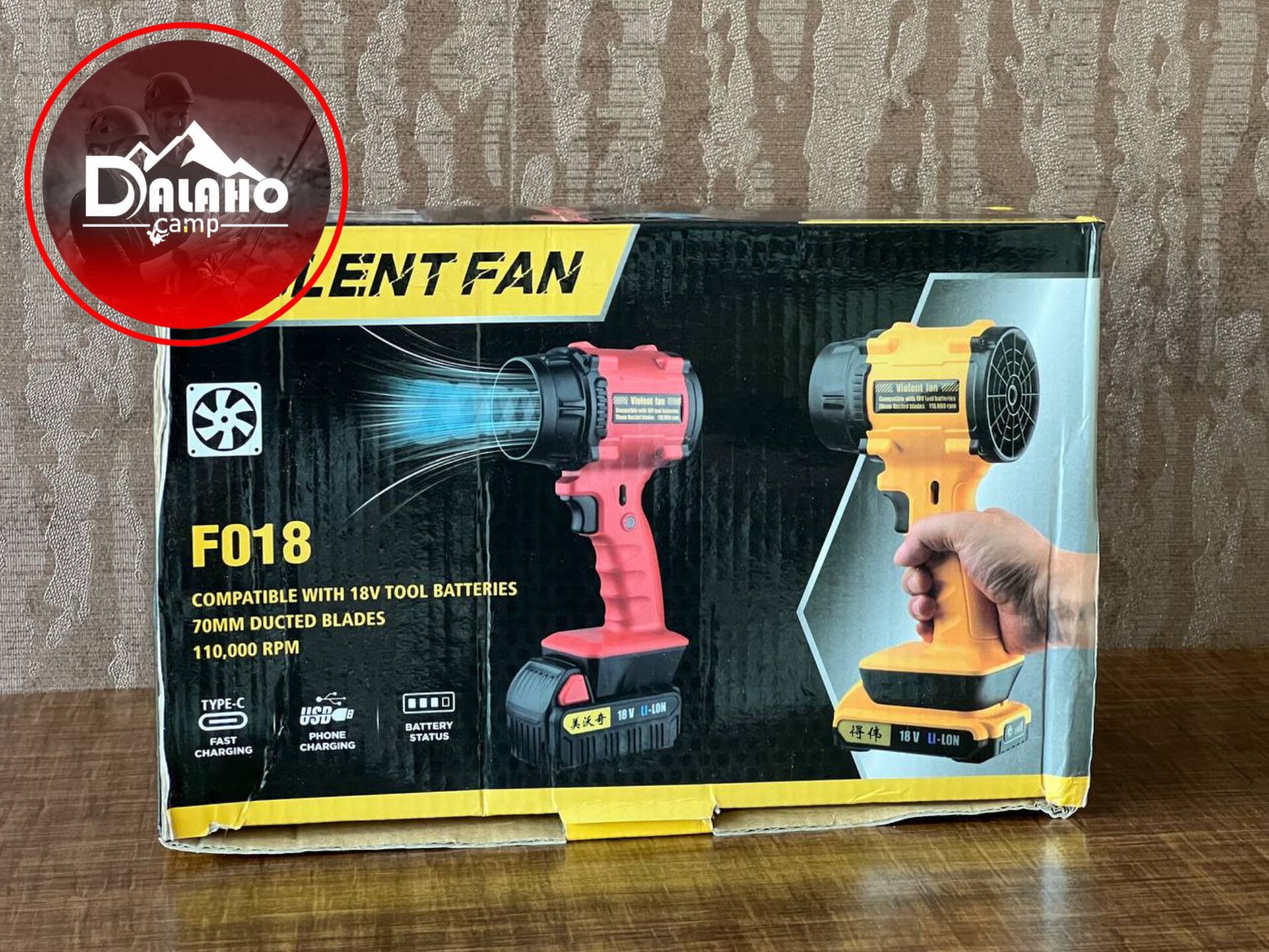 جت فن شارژی ویولنت مدل F-018 با موتور پرقدرت و طراحی قابل حمل