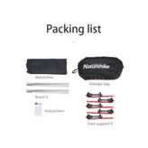 تخت تاشو نیچرهایک مدل NH20JJ001 – تخت مسافرتی سبک و مقاوم مناسب کمپینگ و سفر