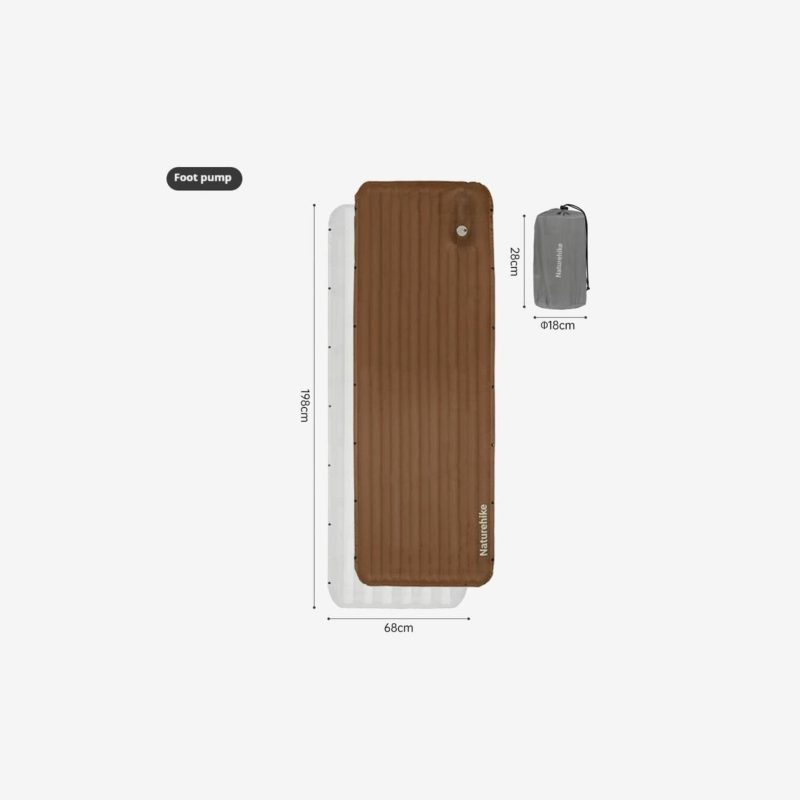 تشک بادی بامبو نیچرهایک مدل CNK2450WS035 مناسب کمپینگ و سفر