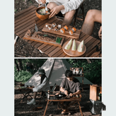 ست چاقو و تخته برش نیچرهایک مدل NH21CJ005 مناسب پختوپز در سفر و کمپینگ