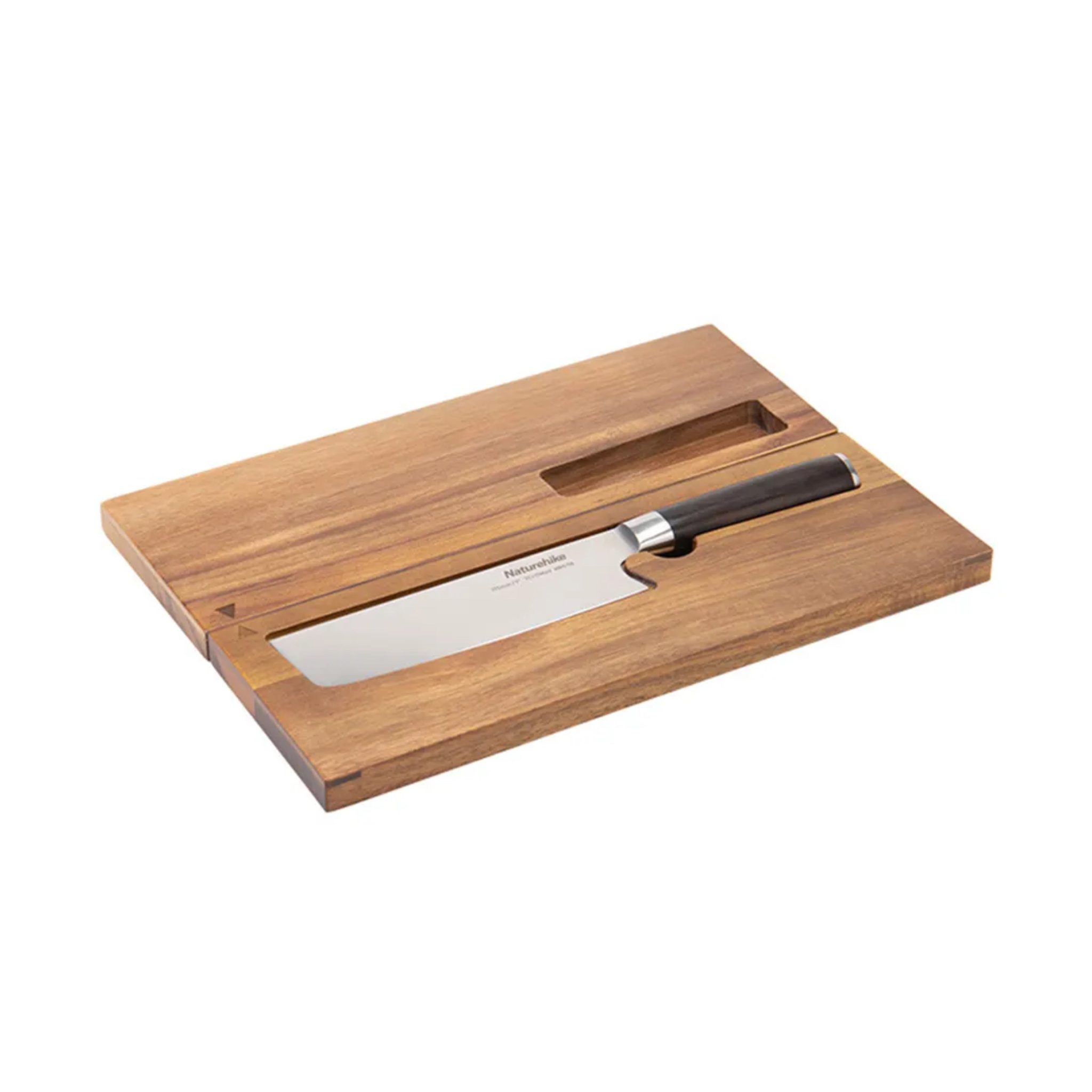 ست چاقو و تخته برش نیچرهایک مدل NH21CJ005 مناسب پخت‌وپز در سفر و کمپینگ