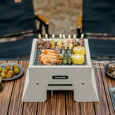 باربیکیو نیچرهایک مدل CNK2450CF017 تاشو و استیل ضدزنگ مناسب کمپینگ و پختوپز در فضای باز