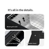 باربیکیو نیچرهایک مدل CNK2450CF017 تاشو و استیل ضدزنگ مناسب کمپینگ و پختوپز در فضای باز