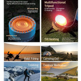 اجاق راکتور کمپینگ BRS مدل BRS-TS19 با دیگ جمعآوری حرارت و فندک داخلی