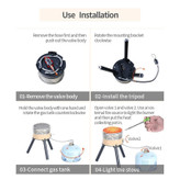 اجاق راکتور کمپینگ BRS مدل BRS-TS19 با دیگ جمعآوری حرارت و فندک داخلی