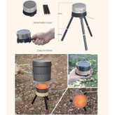 اجاق راکتور کمپینگ BRS مدل BRS-TS19 با دیگ جمعآوری حرارت و فندک داخلی