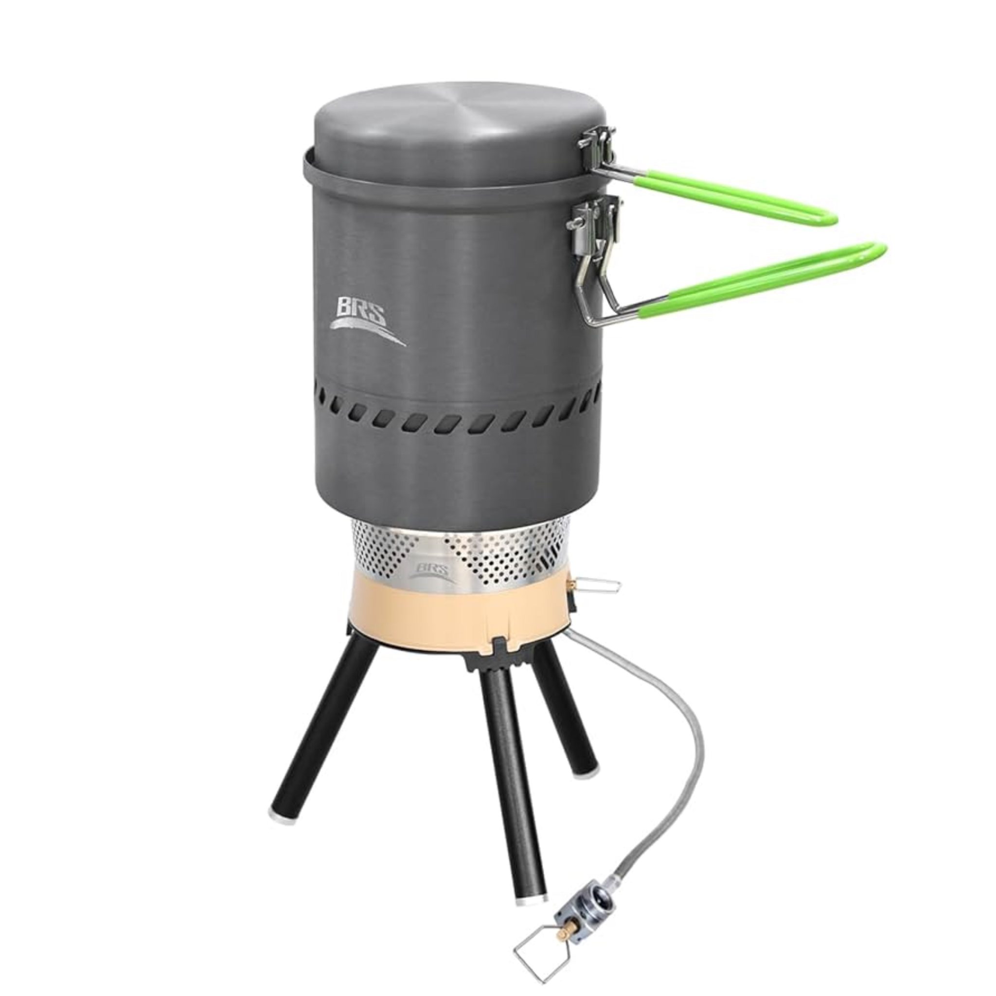 اجاق راکتور کمپینگ BRS مدل BRS-TS19 با دیگ جمع‌آوری حرارت و فندک داخلی