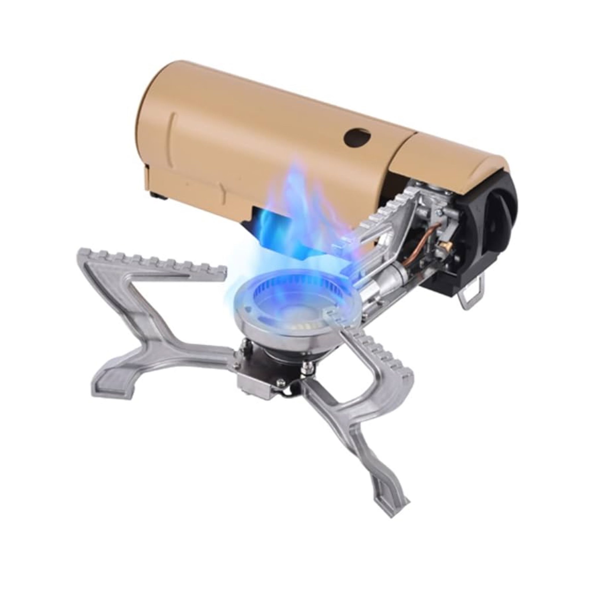 اجاق تاشو سفری BRS مدل BRS-99 با بدنه استیل ضدزنگ و طراحی تاشو برای کمپینگ و کوهنوردی